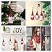 PartyTalk 3pcs Handmade Swedish Tomte Christmas Gnome, Scandinavian Santa Gnome Christmas Ornaments for Home Holiday Christmas Hanging Decorations Xmas Gifts