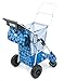 Rio Beach Brands Deluxe Ultra Wonder Wheeler Blue Hibiscus