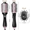 Hair-Dryer-Brush4-in-1Multifunctional-Hot-Air-Brush-and-VolumizerAnti-Frizz-Ion-Technology-Blow-Hair-Styler-for-Women-One-Step-Styling-Tool-with-3pcs-Hair-Clips-3pcs-Hair-Ties Hair Dryer Brush,4 in 1Multifunctional Hot Air Brush and Volumizer,Anti-Frizz Ion Technology Blow Hair Styler for Women…
