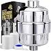 15 Stage Shower Filter with Vitamin C For Hard Water | Shower Filters Removes Chlorine Fluorine and Harmful Substances - Showerhead Filter High Output
