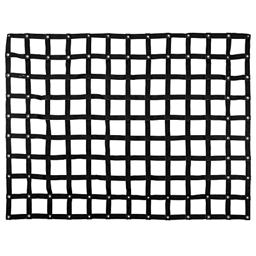 OOFIT Upgraded Truck Cargo Net, Multi-Functional Cargo Netting Accessories Heavy Duty for Truck Bed, SUV Pickup - Size 8' x 10.5',Black