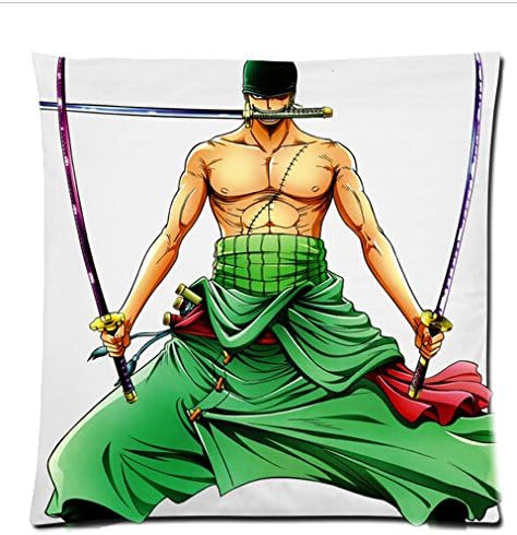 Chris G Dodge Zippered 18X18'' Cool Zoro Twin Sides Cushions Protector Pillowcase