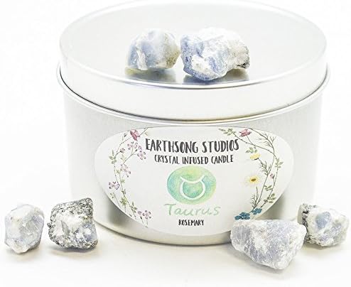 Taurus Aromatherapy Crystal Candle