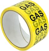 Arctic Hayes 662030 Gas ID Tape Black Yellow 50mm x 33m view 2