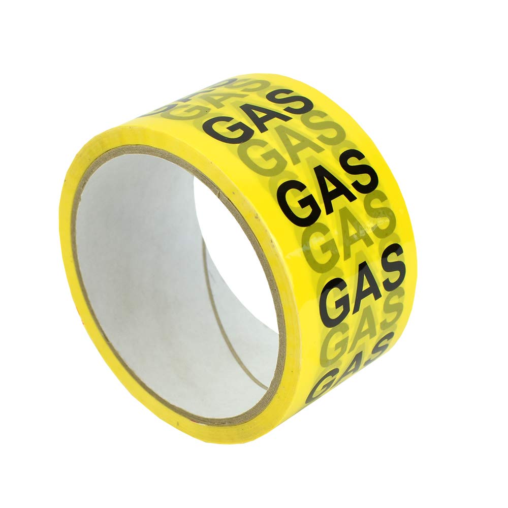 Arctic Hayes 662030 "Gas" 33m ID Tape, Black/Yellow, 50mm x 33m - Image 3