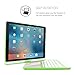 Snugg iPad Pro 12.9 2017/2015 Keyboard, Wireless Bluetooth Keyboard Case Cover 360° Degree Rotatable Keyboard for Apple iPad Pro 12.9 2017/2015 - Green