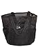 Saltwater Canvas Mesh Whale Bag, Black, Large for families & fun. 9 pocket storage, inner zip pocket, key hook, loves sun, sand & water, vacations & sports. Washable, durable for years of adventures