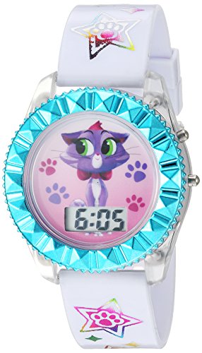 Disney Girl's Quartz Plastic Casual Watch, Color:White (Model: PDP4008) Disney Girl's Quartz Plastic Casual Watch, Color:White (Model: PDP4008)