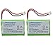 URPOWER® 2 Pack 3.6V Ni-MH 800mAh Rechargeable Cordless Home Phone Battery for Motorola SD-7501 SD7501 SD-7500 SD-7502 V-Tech 89-1323-00-00 8913230000 89-0099-00-00 8900990000 Model 27910