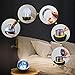 Backey Star Night Light Projector,Sleep LED Night Light Lamp with Starry Sky,Colorful Night Light with Rotating,USB Cable Plug for Kid Bedroom,Christmas Gift-4 Sets of Film