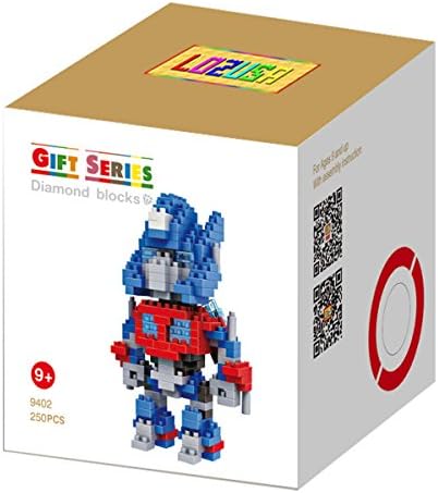 LOZUSA Cartoon Character 250 PCS Diamond Block Mini Figure Hero Micro Blocks Construction Model, Micro-sized Building Set Parent-child Games Building Blocks Children's Educational Toys