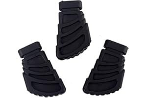 HEALLILY 3pcs Drum Rack Rubber Feet Large Replacement for Cymbal Stand Increases Friction and Stability for Drummers and Music Bands Black