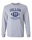 Long Sleeve Adult T-Shirt Dillon Football Retro Sport DT