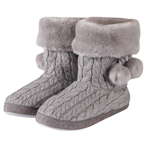 sweater boot slippers