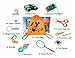 Kid Adventure Kit, 12 Piece Outdoor Exploration Kit, Children’s Toy Binoculars, Flashlight, Compass, Butterfly Net, Magnifying Glass, Whistle, Best Gifts For Birthday, Camping,Hiking, Educational