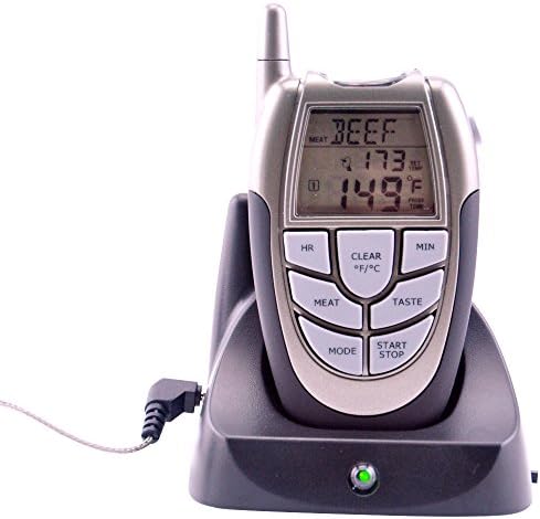 Vitovill Wireless Remote Digital Food Cooking Meat Thermometer with Timer and Alarm for BBQ, Oven and Grill Smoker