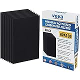 VEVA Precut for HPA100 Premium Carbon Activated Pre Filters 8 Pack Compatible with HW Air Purifier Models 090, 094, 100, 104, 105, HA106. Precision Fit for Easy Installation Advanced Filters