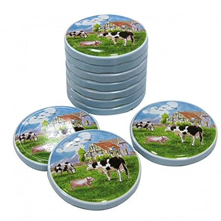 AXENTIA Schraubdeckel 10 Stück 82 mm für Wurstgläser