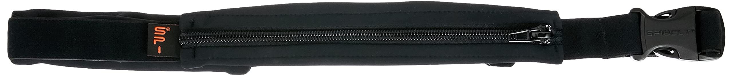 SPIbelt Genuine Dual Pocket with Zipper Bag, Black – XL