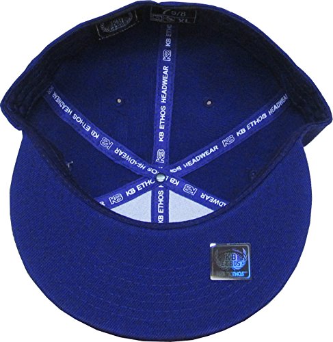 KNW-2364 PUR (8) The Real Original Fitted Flat-Bill Hats by KBETHOS True-Fit, 9 Sizes & 20 Colors