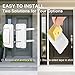 Wireless Doorbell with 2 Plug-in Receivers and 1 Remote Push Button (Battery included), Waterproof, Operating Range 1300ft, 36 Chimes, 4 Level Volume, LED Indicator, White