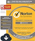 Norton Security Premium – 10 Devices – 1 Year Subscription - Instant Download - 2019 Ready