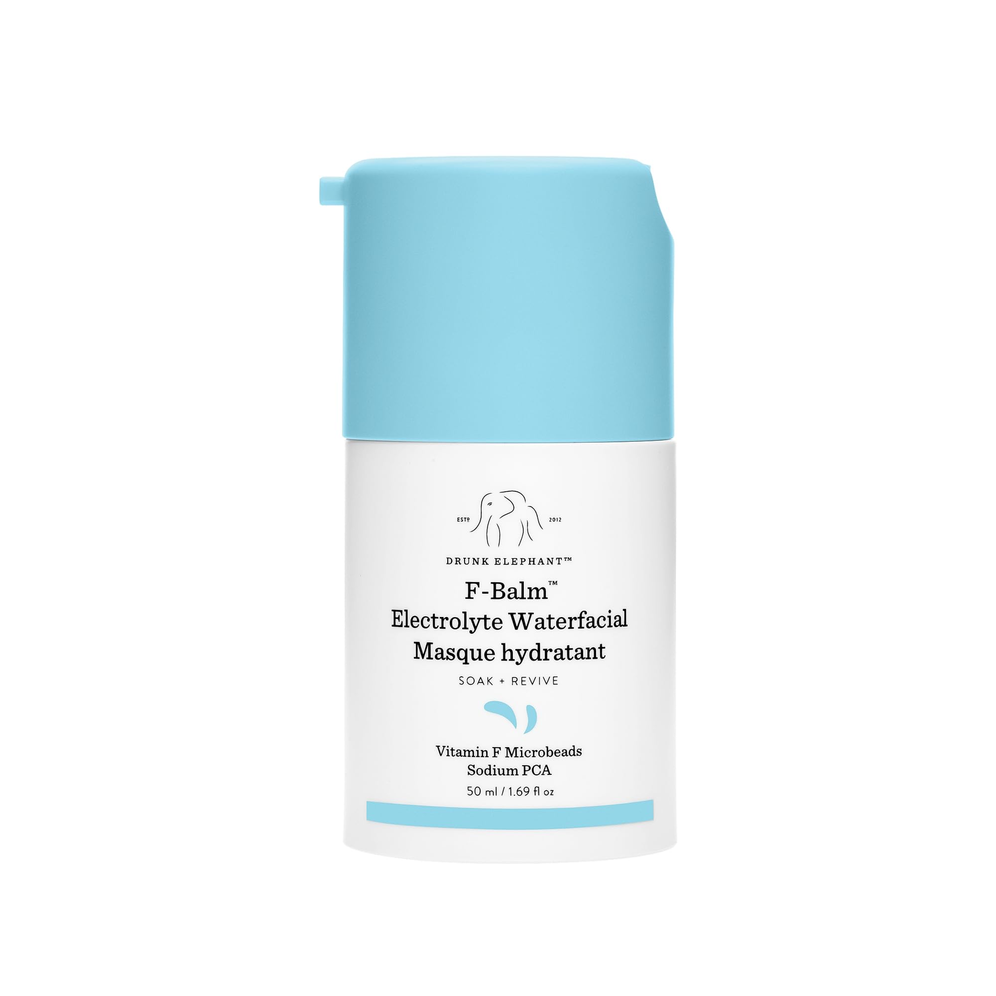 Drunk Elephant F-Balm Electrolyte Waterfacial. Quenching and Strengthening Overnight Mask.