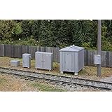 Walthers HO Scale Scenery Kit Vintage Trackside Detail Signal Cabinet/Phone Boxes