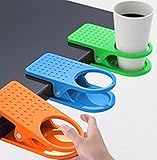 Colorful Clip On Table Cup Holders - Set Of 4