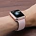 Toosunny for Apple Watch 3 Case Soft Plated TPU Screen Protector All-Around Protective Case High Defination Clear Ultra-Thin Cover for Apple iwatch 42mm Series 3 Series 2 Series 1 (Rose Gold, 42mm)