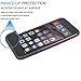 Tekcoo for iPhone 8 Plus Case/iPhone 7 Plus Case for Girls, [TBaron] Bumper Case Shock Absorbing Hard Hybrid Defender Cute Cover [Scratch Proof] Plastic Shell + TPU Rubber Inner [Purple]
