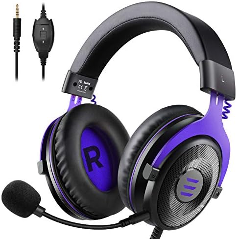 EKSA Gaming Headset, PS4 Headset Wired Gaming Headphones with