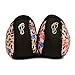 Nufoot Betsy Lou Women's Slippers, Foldable, Flexible Flats, Slipper Socks, Travel Slippers, Exercise Shoe, Dance Shoe, Yoga Socks, House Shoes, Indoor Shoes, Poppies, Large