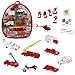 Fire Department 20pc Die-Cast Car Set w Backpack Carrying Case - All Different Vehicles