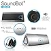 SoundBot SB520 3D HD Bluetooth 4.0 Wireless Speaker for 15 hrs Music Streaming & Hands-Free Calling w/ Passive sub woofer, 5W + 5W 50mm Driver Speakerphone