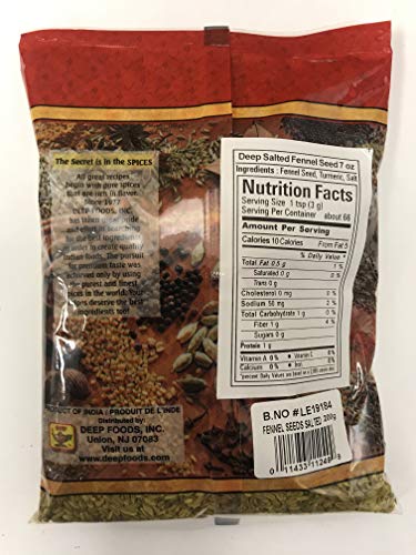 DEEP Fennel Seeds Salted 7oz