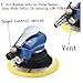 Jeteven 6'' Air Random Orbital Sander Pneumatic Disc Polisher Hand Power Grinding Sanding Tool Kit with Wrench