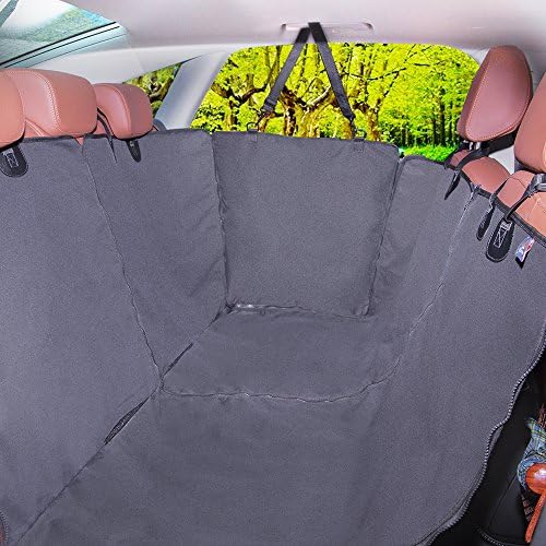 Siivton Dog Seat Covers with Side Flaps, Car Seat Covers for Dogs Pet Seat Cover Hammock Waterproof Nonslip Backing for SUVs, Trucks, Cars Back Or Front Seat
