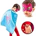 8 Superhero Capes for Kids - Super Hero Toys & Costumes Birthday Party Supplies (8 Pack Mix)