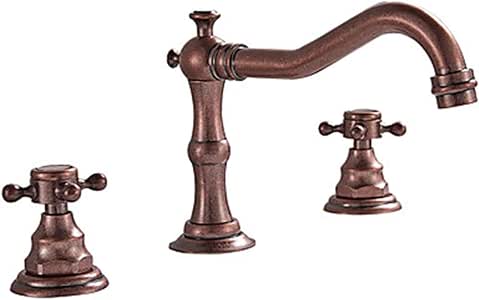 LFDHSF Grifo de Cascada para baño, Grifo para Lavabo, de Bronce