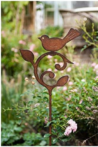 Décoration De Jardin En Fer Rouillé - Tête De Mouton De Ferme, 29x28 Cm, Pour Clôture Ou Mur Extérieur