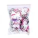 Rainbow Unicorn Party Favor Keychain Pack, Goody Bag Toys, 25pcs