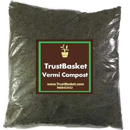 TrustBasket Premium Completely Decomposed and Enriched Vermi compost 5 Kg