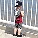 Fabal Cute Toddler Kids Baby Boy Hooded Vest Tops+Short Pants 2pcs Outfits Clothes Set (12M, Red)
