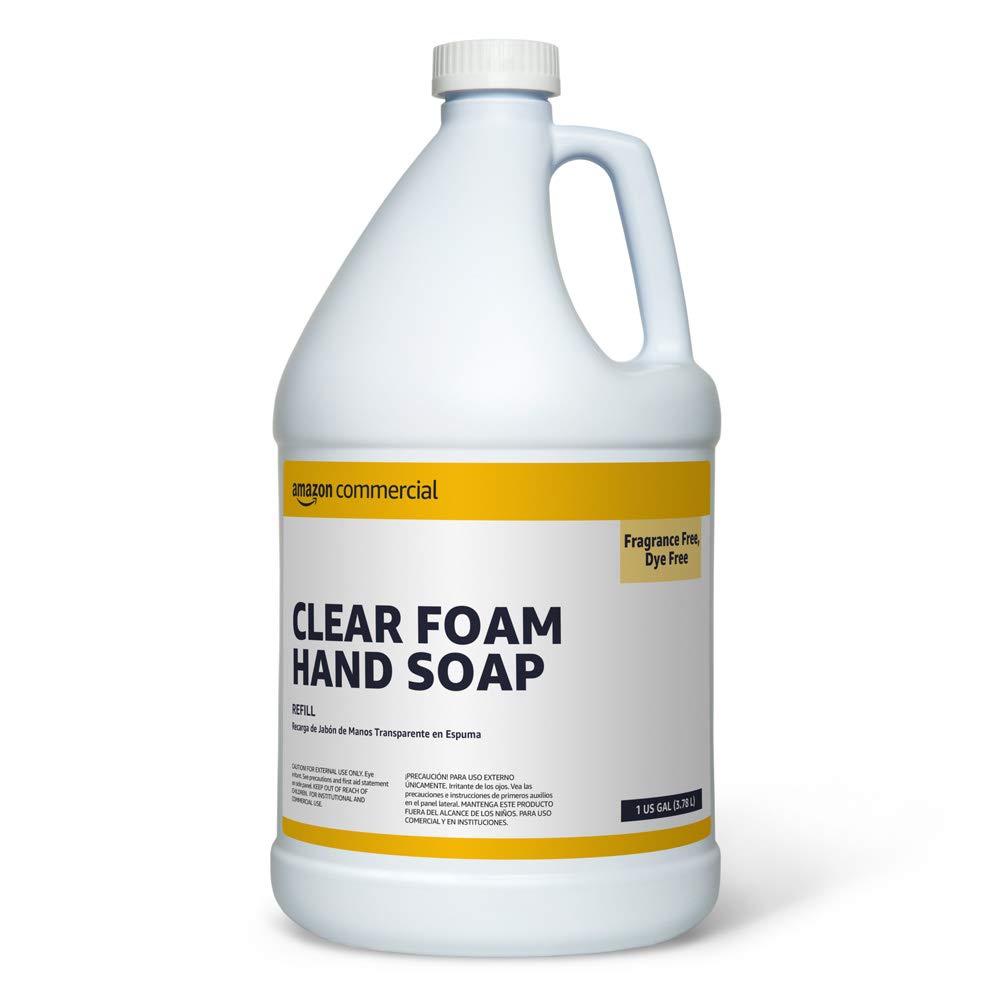 Commercial Clear Foam Hand Soap Refill, 1-Gallon, 2-Pack: Industrial & Scientific