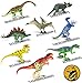 Dinosaur Toys [16 Items] For Boys Girls Of All Ages - Perfect Gift - Jurassic Age Park with T Rex, Raptor, Egg, Book, Stickers – all in this Play set (6” dinosaurs)