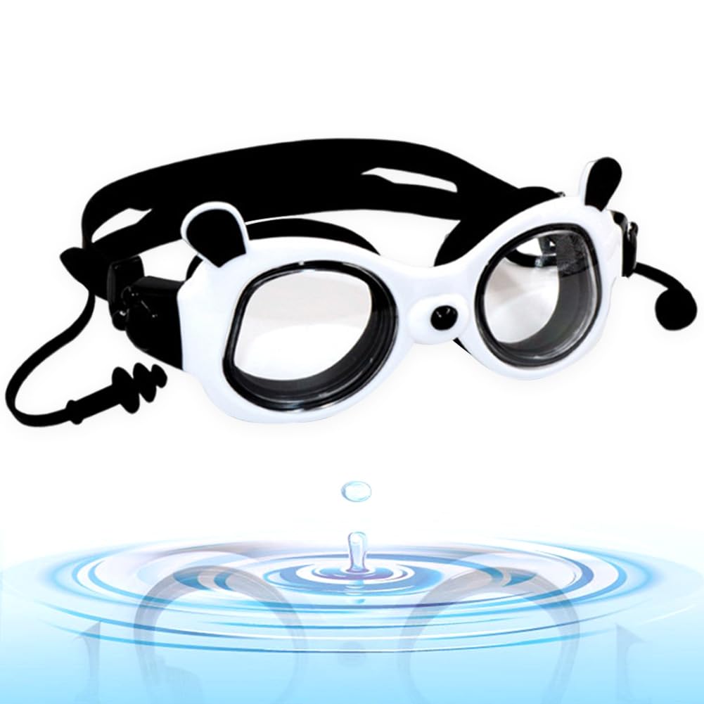 BCTHLBF Kids Cartoon Swimming Goggles,Anti Fog,Waterproof Swim Goggles,Anti-leak Swimming Goggles,Quick Adjust Split Yoke Comfort Strap,Wide View Swimming Goggles For Kids Swiming Pratice