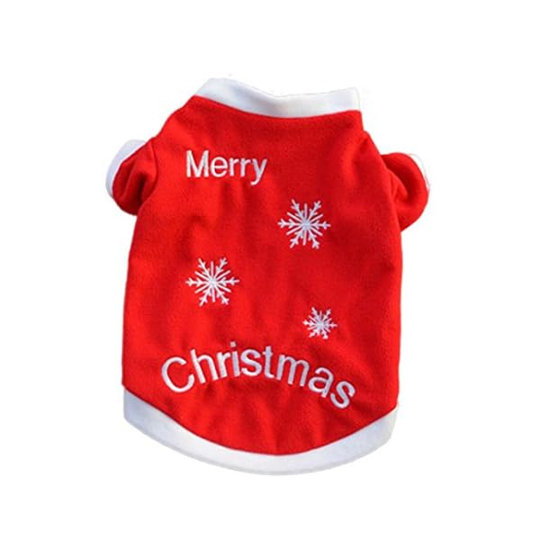 IEason Pet Clothes, Christmas Pet Puppy Autumn Winter Warm Pullover High-Grade Embroidered Clothes