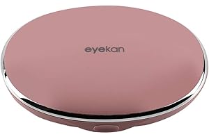 MUDOR Exquisite Contact Lens Case – Mini Contact Lens Travel Kit Box Holder Container Includes Remover Tool with Tweezers and No Leak Contact Case Organizer for Soft & Hard Lens (Pink)