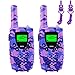 FAYOGOO Kids Walkie Talkies, 22-Channel FRS/GMRS Radio, 4-Mile Range Two Way Radios, Best Birthday Presents for 3 4 5 6 7 8 9 10 Year Old Girls Toys for Kids (Camo Purple)